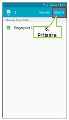 Pritisnite ODSTRANI