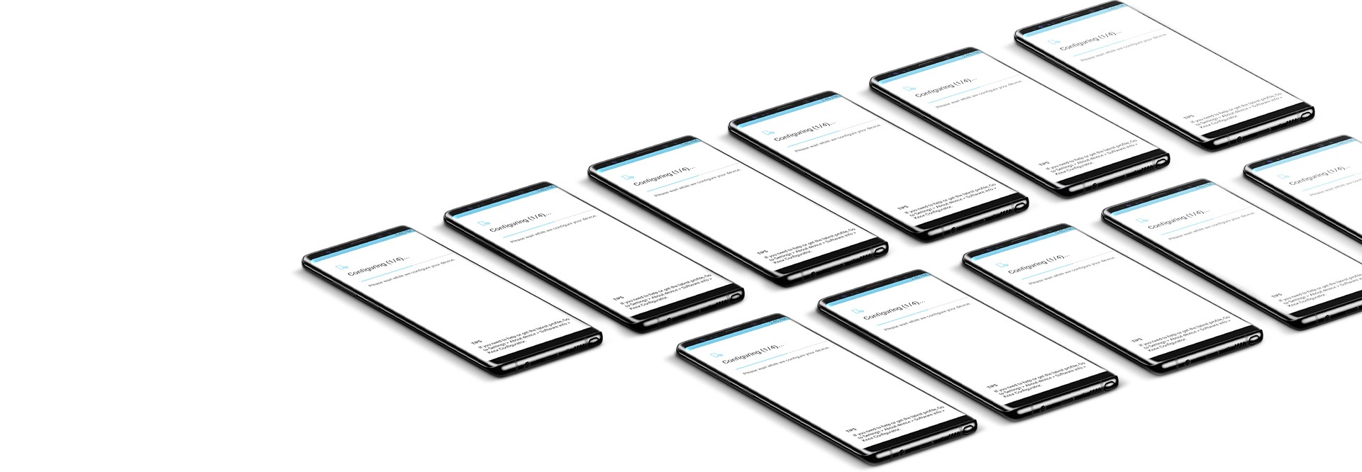 Transition to all phone screens on