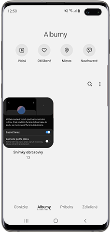 Android 9.0, nové albumy galérie