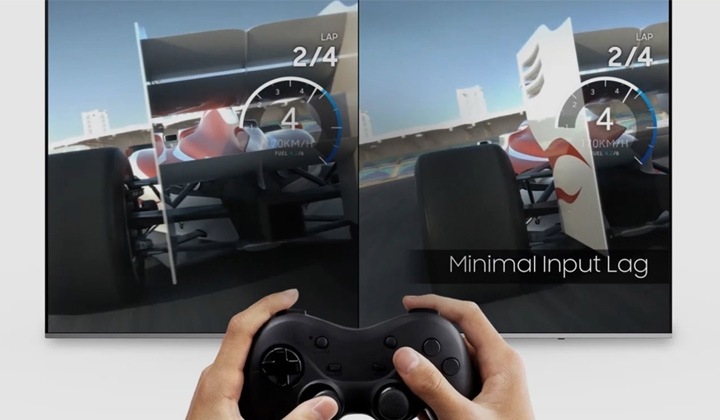 เมื่อ Intelligent Upscaling ใน Super Big TV ของ Samsung ทำงาน รายละเอียดของภาพหน้าผาก็จะดียิ่งขึ้นกว่าเดิมเรื่อย ๆ