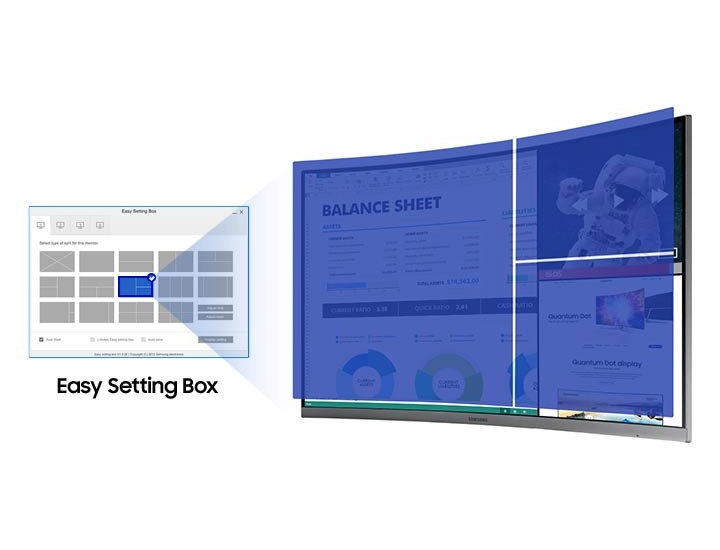 左圖文為Easy Setting Box分割螢幕圖示。