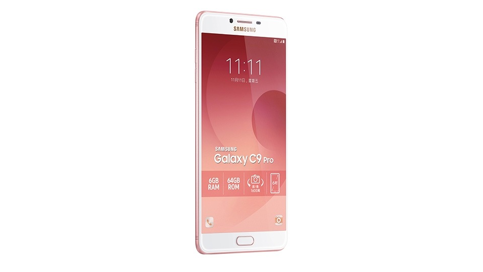 Galaxy C9 Pro新色「女神粉」玩心上市 Galaxy C9 Pro新色「女神粉」玩心上市