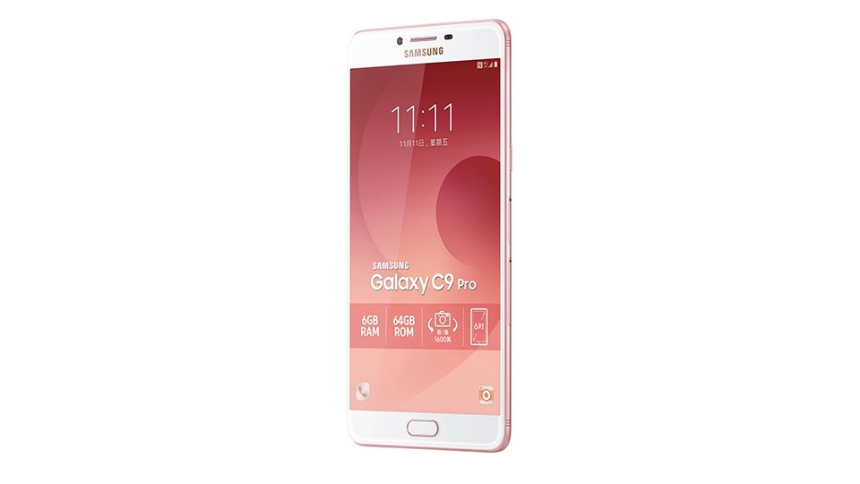 Galaxy C9 Pro新色「女神粉」玩心上市 Galaxy C9 Pro新色「女神粉」玩心上市