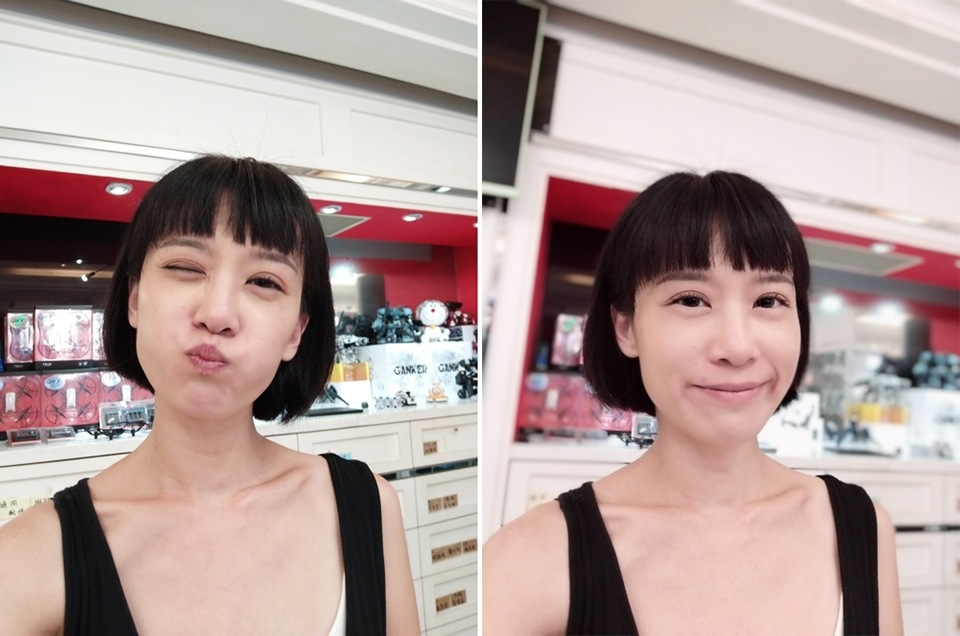 左邊為正常拍攝,右邊為景深開啟 左邊為正常拍攝,右邊為景深開啟