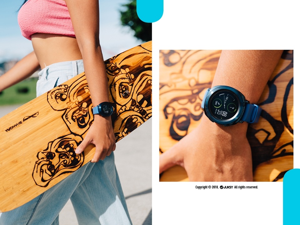 藉由 Samsung Gear Sport 藍牙運動手錶的運動訓練指導,追蹤每一項運動的過程 藉由 Samsung Gear Sport 藍牙運動手錶的運動訓練指導,追蹤每一項運動的過程