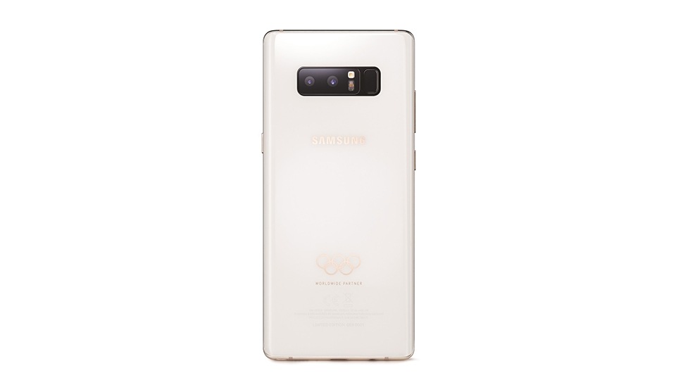 三星電子推出 Galaxy Note8 2018 平昌奧運限定版本 三星電子推出 Galaxy Note8 2018 平昌奧運限定版本