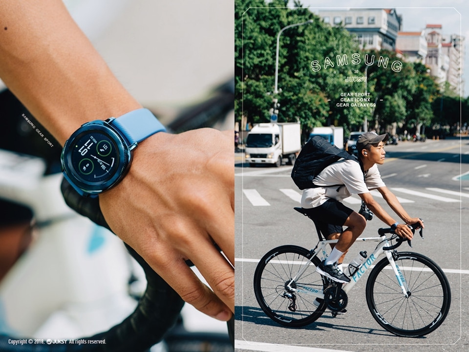 Samsung Gear Sport 內建了 GPS 晶片,可以在不連接手機的情況下,直接記錄使用者的移動軌跡,並整合連續心率偵測數據,存在手錶的記憶體中。 Samsung Gear Sport 內建了 GPS 晶片,可以在不連接手機的情況下,直接記錄使用者的移動軌跡,並整合連續心率偵測數據,存在手錶的記憶體中。