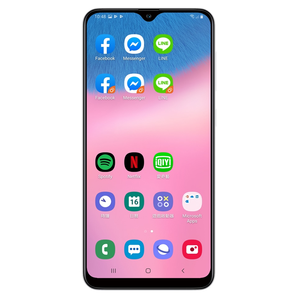 當你啟用 Dual Messenger 之後,就會像這樣,副本 APP 的圖示右下角就會多一個雙開的小圖示,代表是第二副本,直接執行照正常登入方式使用就可以囉。 當你啟用 Dual Messenger 之後,就會像這樣,副本 APP 的圖示右下角就會多一個雙開的小圖示,代表是第二副本,直接執行照正常登入方式使用就可以囉。