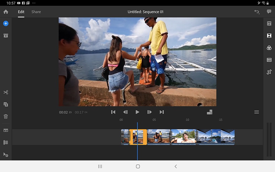 簡單來介紹一下獨家的「Adobe Premiere Rush for Samsung」吧! 簡單來介紹一下獨家的「Adobe Premiere Rush for Samsung」吧!