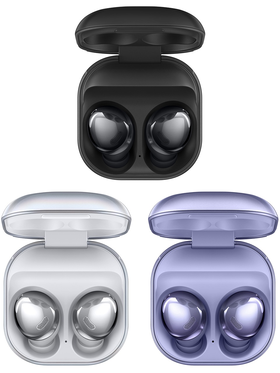 設計小巧的Galaxy Buds Pro 一樣具備有 5 小時的連續音樂播放時間,加上充電盒合計可提供18小時的長時間,沒電時只要透過快充5分鐘就可以提供1小時播放時間,同時Galaxy Buds Pro 充電盒也支援無線充電,甚至可以利用Galaxy S21 5G系列反向無線充電功能直接幫耳機充電非常方便。 設計小巧的Galaxy Buds Pro 一樣具備有 5 小時的連續音樂播放時間,加上充電盒合計可提供18小時的長時間,沒電時只要透過快充5分鐘就可以提供1小時播放時間,同時Galaxy Buds Pro 充電盒也支援無線充電,甚至可以利用Galaxy S21 5G系列反向無線充電功能直接幫耳機充電非常方便。