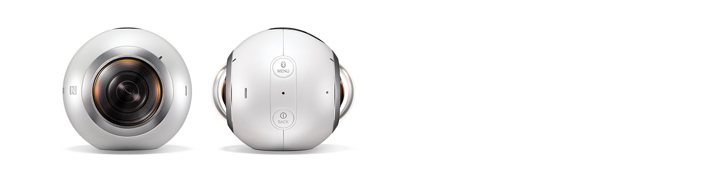 Samsung Gear 360 Camera Front and side