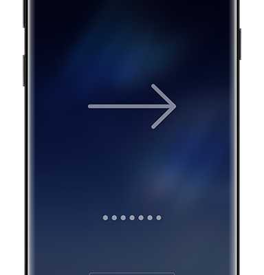 Galaxy S8 front view Direction Lock