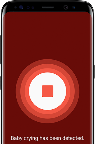 Galaxy S8 front view Sound Detector