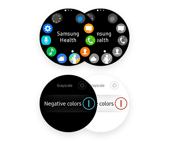 Capture screen Greyscale and Negative Colours