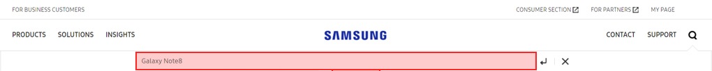 sub menus area on global navigation bar