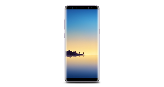 Vorderansicht Galaxy Note 8
