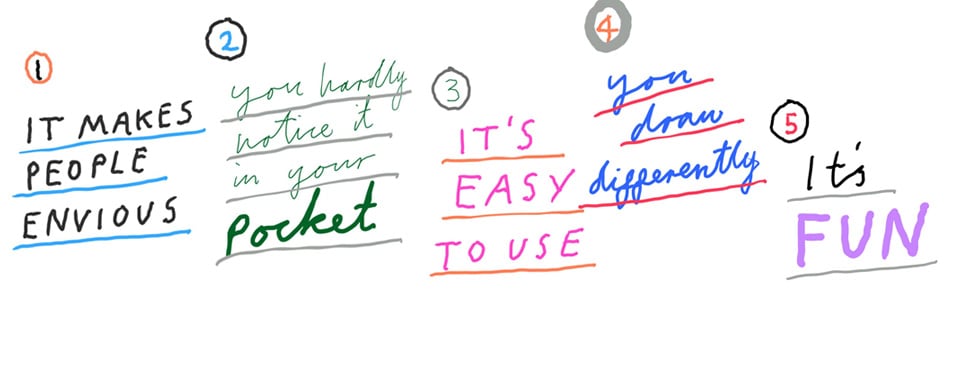 5 reasons sketches, by Paul Davis, drawn on the Galaxy Note II 5 reasons sketches, by Paul Davis, drawn on the Galaxy Note II