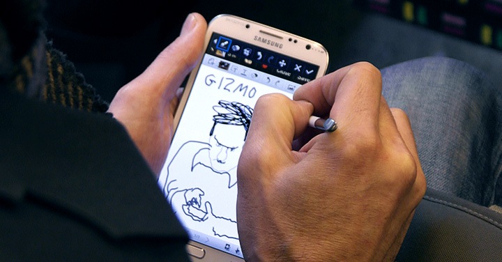 Paul Davis drawing on Note II