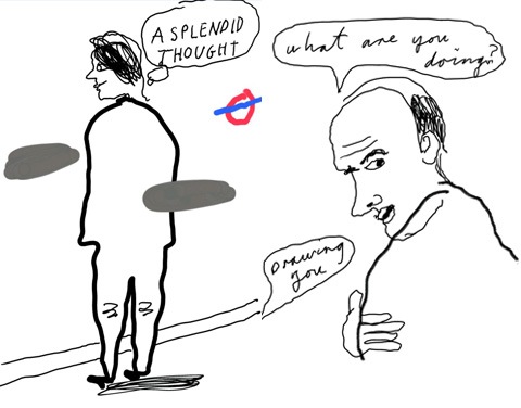 A splendid thought, by Paul Davis, drawn on a Galaxy Note II