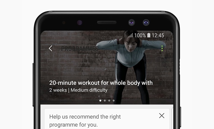 Option 4 - Joining Samsung fitness programmes