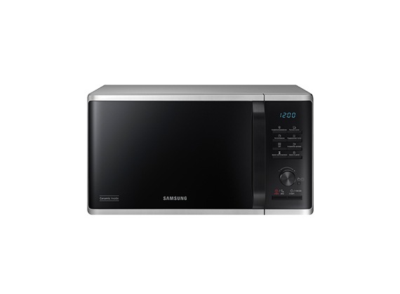 Samsung microwave. Samsung silver microwave.