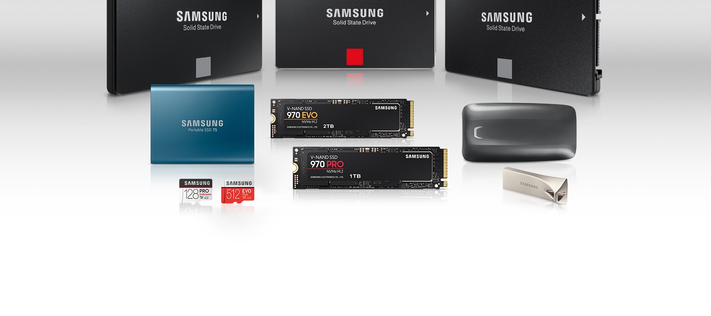 Memory/Storage - SSD 960 PRO, USB Flash Drive, Portable SSD, SSD 850 PRO and SSD 750 EVO