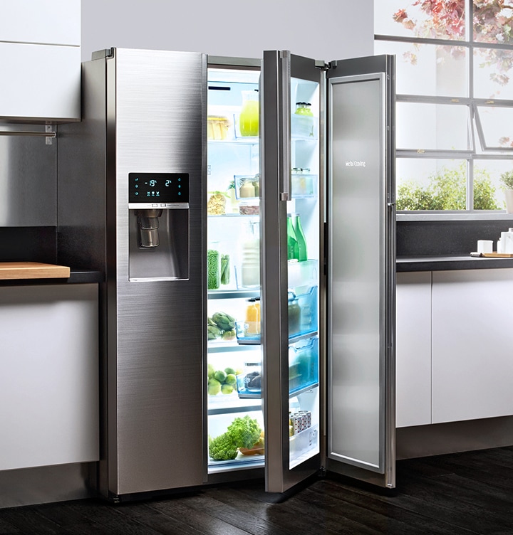 What are some benefits of a side-by-side refrigerator comparison?