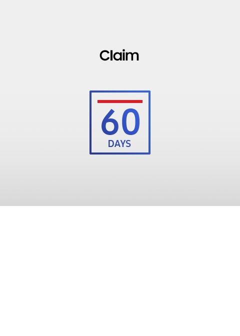 Claim icon Line drawing of calendar showing 60 days