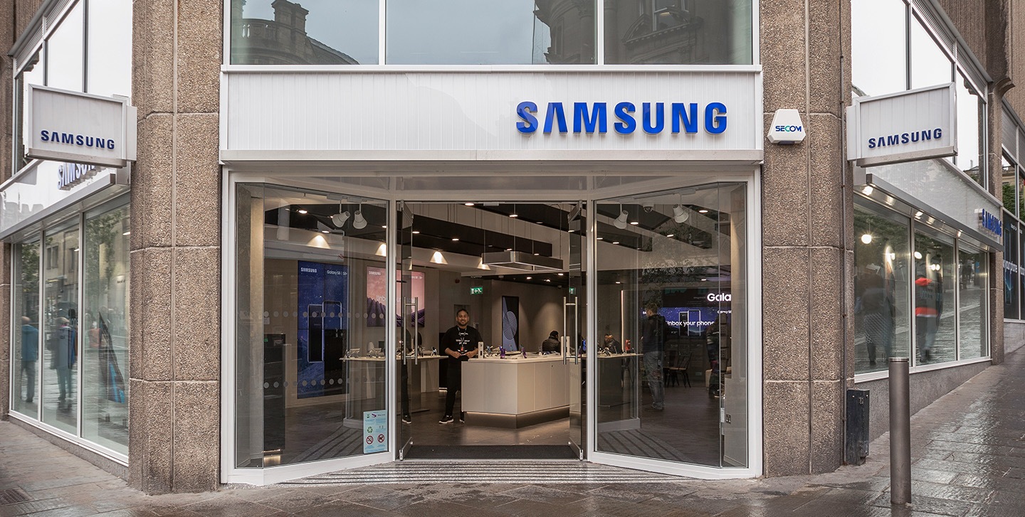 Outside Samsung Experience Bradford Store