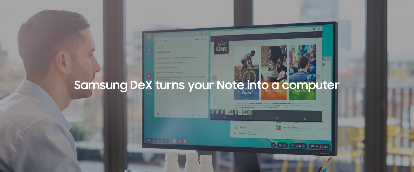 Samsung DeX turns your Galaxy Note into a computer