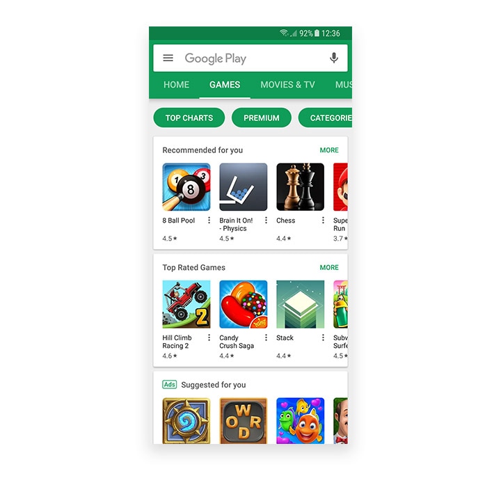 Lojërat me shumë lojtarë të android të Google Play