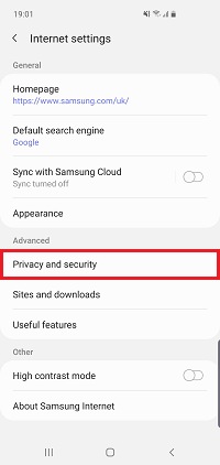 Tap Privacy and security