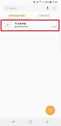 Open the message you wish to forward