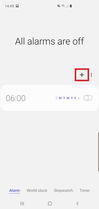 Tap add or options