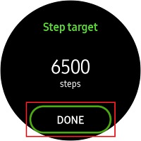 Tap DONE