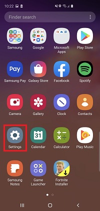 How do I check for operating system updates on my Samsung Galaxy device?