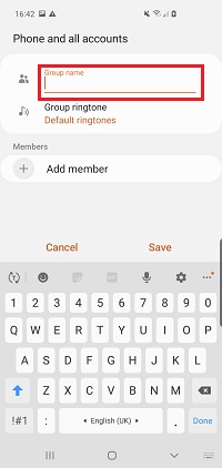 Give your group a name