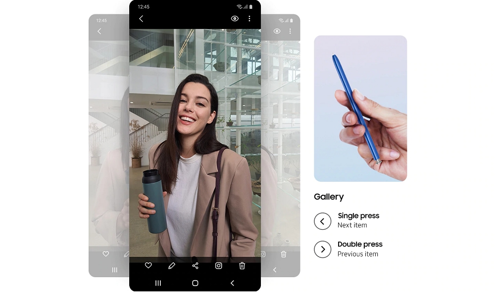Use the S Pen with the Gallery