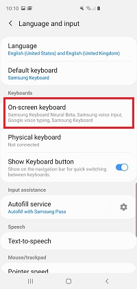 How do I switch vibration and off when I tap keys and icons (hapticfeedback)?