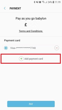 Choose a payment method