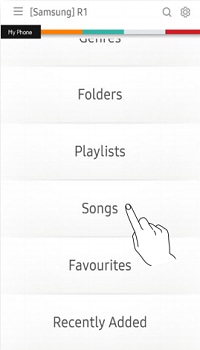 Select a category of music
