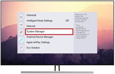 Select System Manager