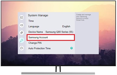 Select Samsung Account