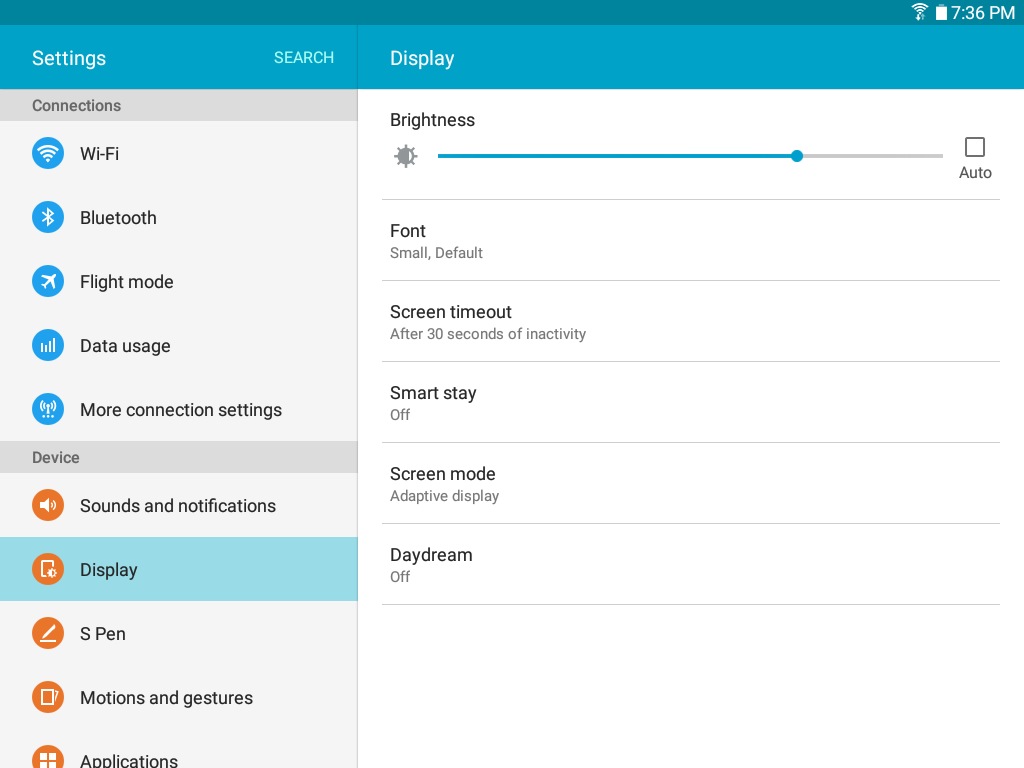 What is the Daydream feature, and how do I use it on my Samsung Galaxy Tab A?