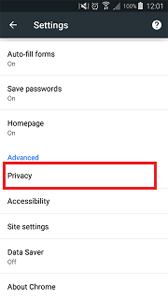 How do I clear the cache, history, or cookies on the internet browser on Galaxy device?