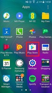 How do I install Snapchat on my Samsung Galaxy device?