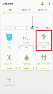 How do I record my steps or other exercise using the S ...