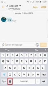 How do I send a text message by voice?
