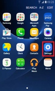 How do I set a password for my Samsung Galaxy S7 or S7 Edge?
