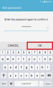 How do I set a password for my Samsung Galaxy S7 or S7 Edge?